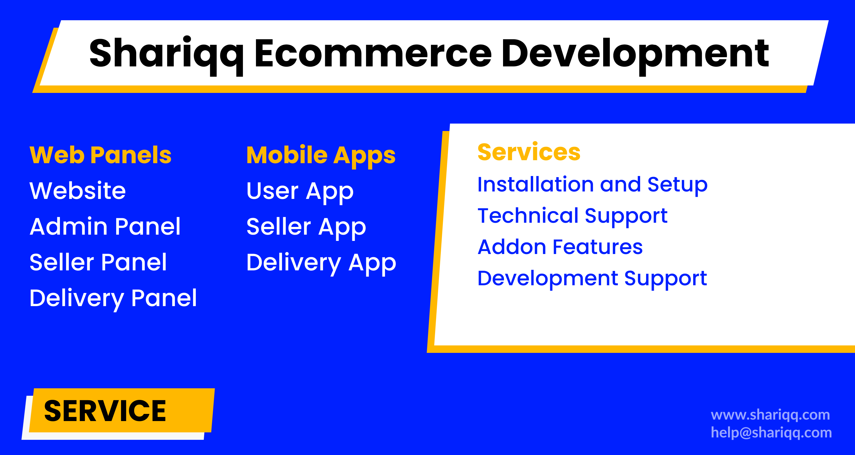 shariqq ecommerce development